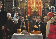 Ipotesti, biserica satului, 15 ianuarie 2011